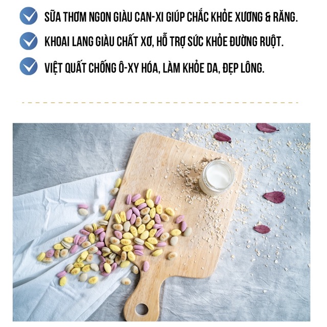 Bánh Cookies hỗn hợp Bowwow Hàn Quốc / Gói 150gr