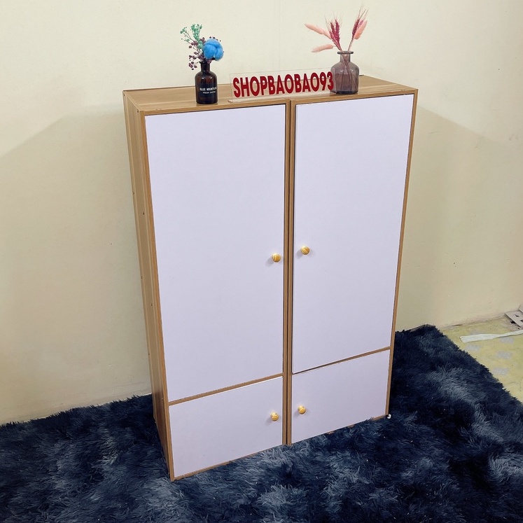 Tủ Gỗ Đa Năng Tủ Đựng Quần Áo Chất Liệu MDF Phong Cách Hiện Đại - TU2