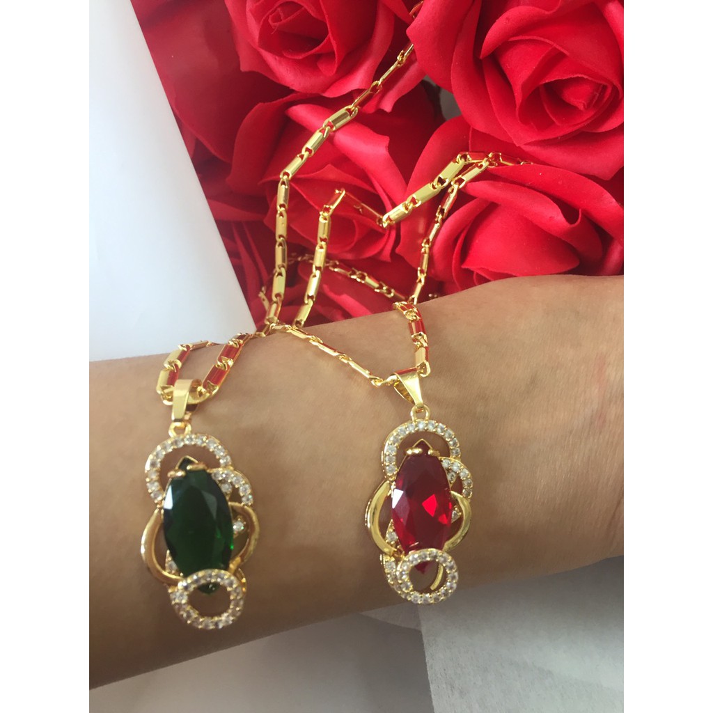 Dây Chuyền Nữ Đá V750 V751 NaMoo Jewelry