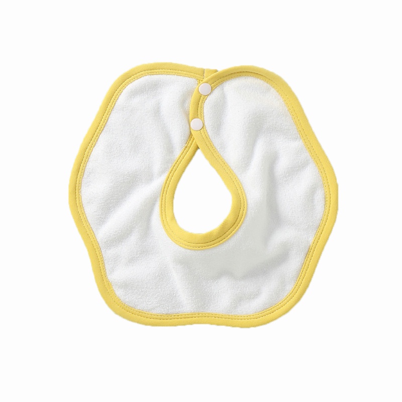 Yếm Ăn Cotton Mềm Mại Thấm Hút Tốt Xoay 360 Độ Dành Cho Em Bé