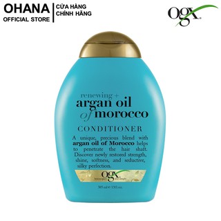 Dầu Xả Phục Hồi Hư Tổn Và Tóc Bóng Khỏe OGX Renewing + Argan Oil Of Morocco Conditioner 385ml thumbnail