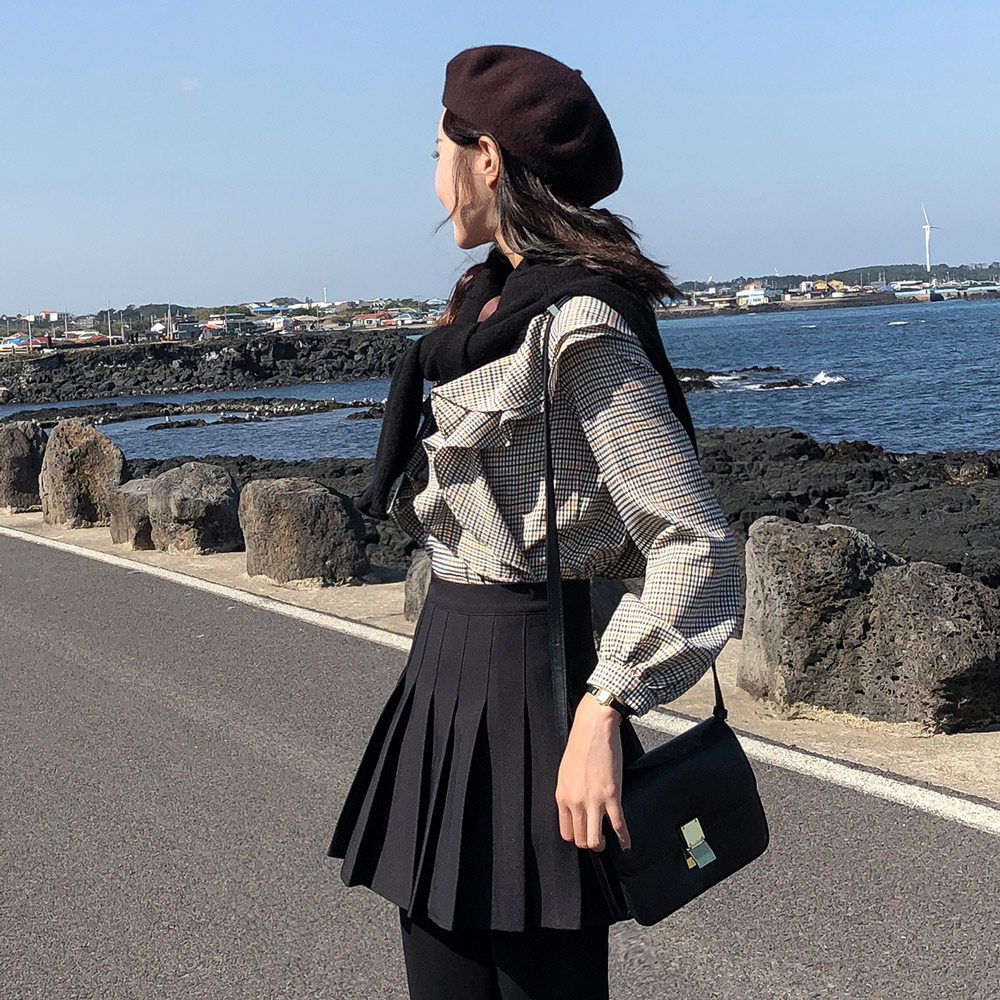 Chân Váy Chữ A Lưng Cao Phong Cách Hàn Quốc Thời Trang Cho Nữ | BigBuy360 - bigbuy360.vn