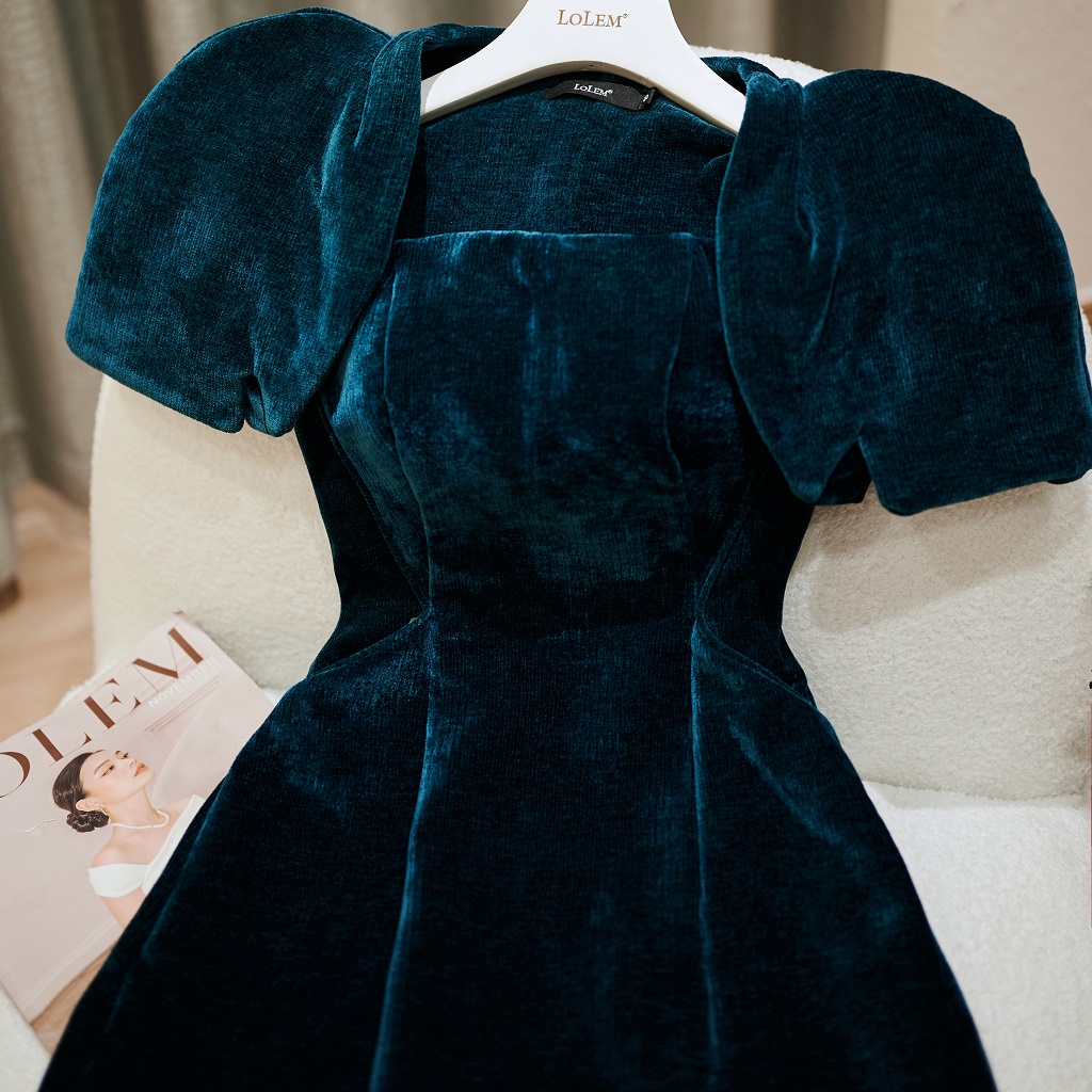 Set áo croptop LOLEM SV221 đầm cúp ngực dáng ôm quyến rũ kèm áo khoác kiểu