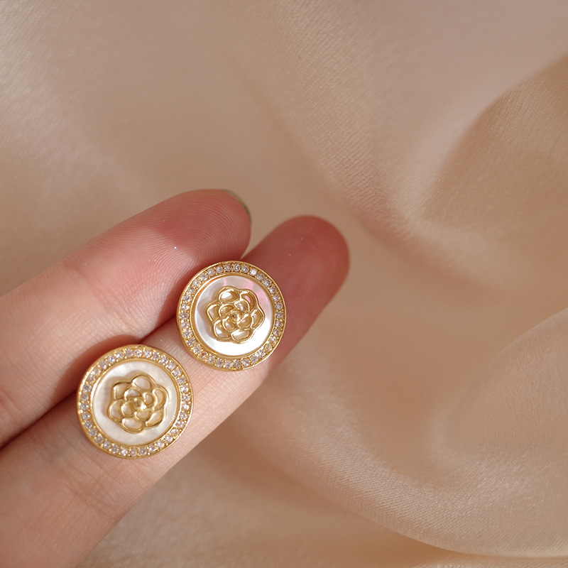 Hoa tai đơn giản phong cách Hàn Quốc dành cho nữ