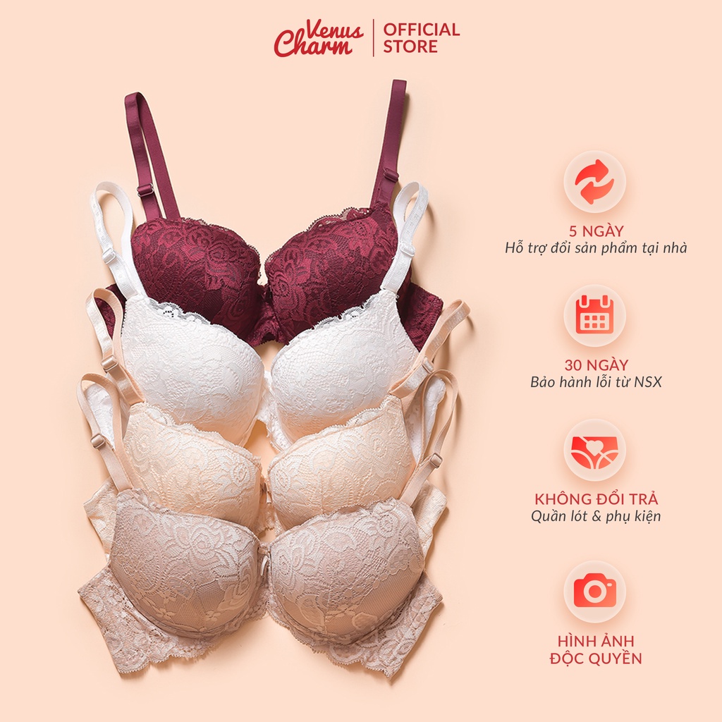 Mặc gì đẹp: [Hàng Đẹp] Áo lót có gọng đệm dày Venus Charm A1R nâng ngực tạo khe