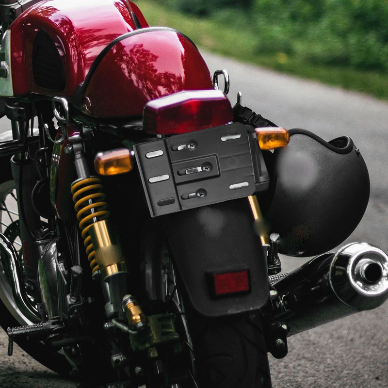 Giá Đỡ Biển Số Xe Máy Có Đèn Led Cho Harley Dyna Fat Boy Sportster 883 1200 Xl 07-16