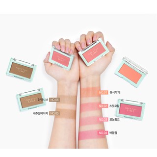 Phấn Má Hồng Đa Năng Lime Color & Face Single Blusher 4.5g (DATE:13/01/22)