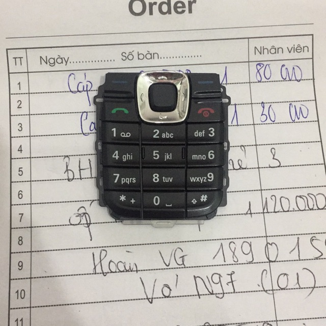 Phím nokia 2610/2626