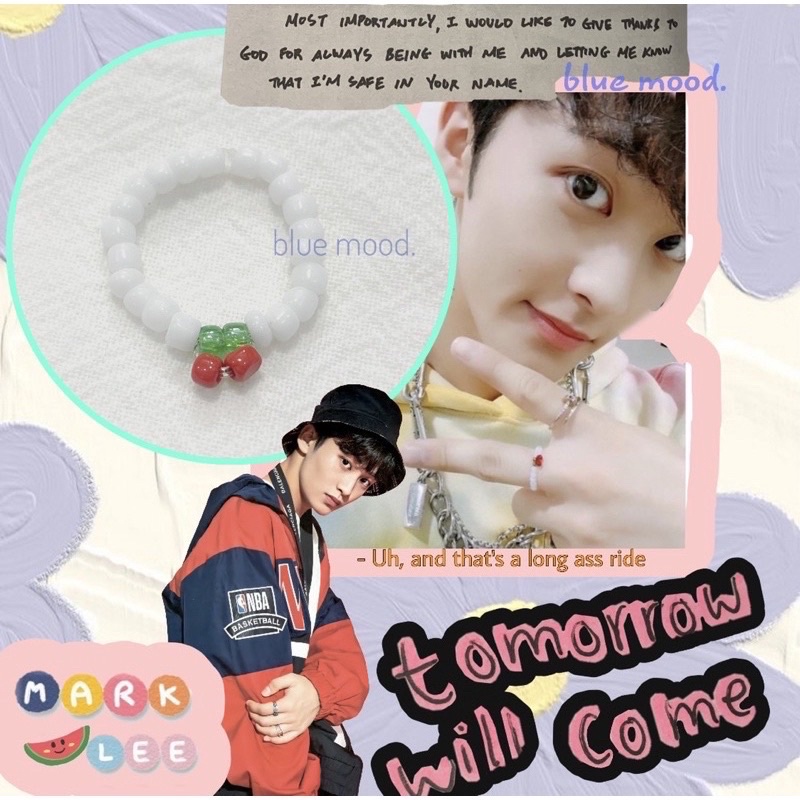 Nhẫn handmade hạt cườm Inspired Mark NCT