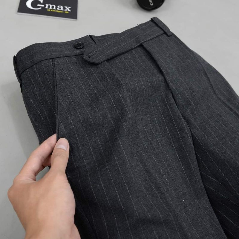 Quần âu nam kẻ sọc cao cấp