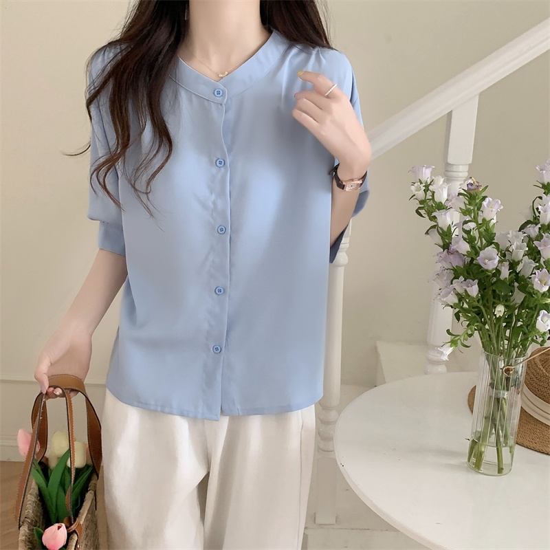 Áo Sơ Mi Nữ Dáng Rộng Thời Trang Mùa Hè Mới