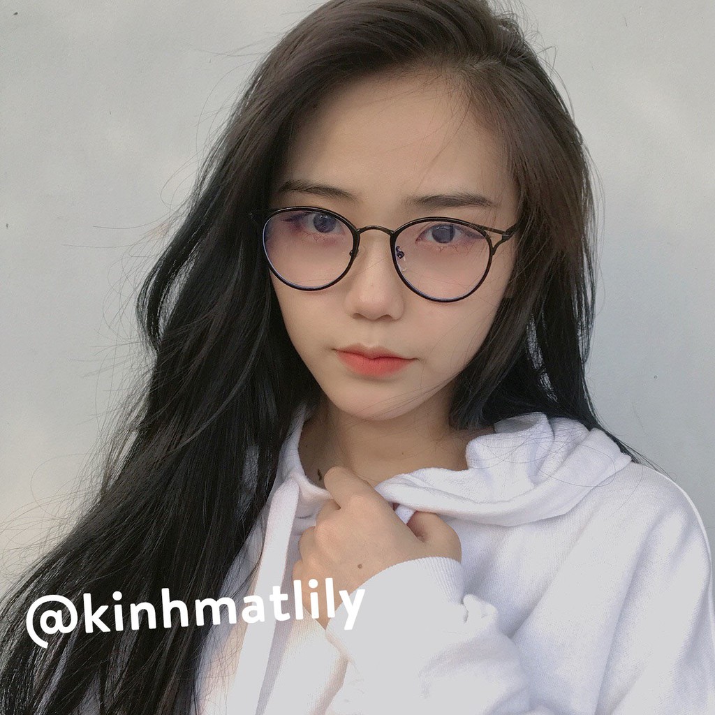 Gọng kính cận nữ Lilyeyewear kim loại, mắt mèo, nhiều màu - Y90029 | BigBuy360 - bigbuy360.vn