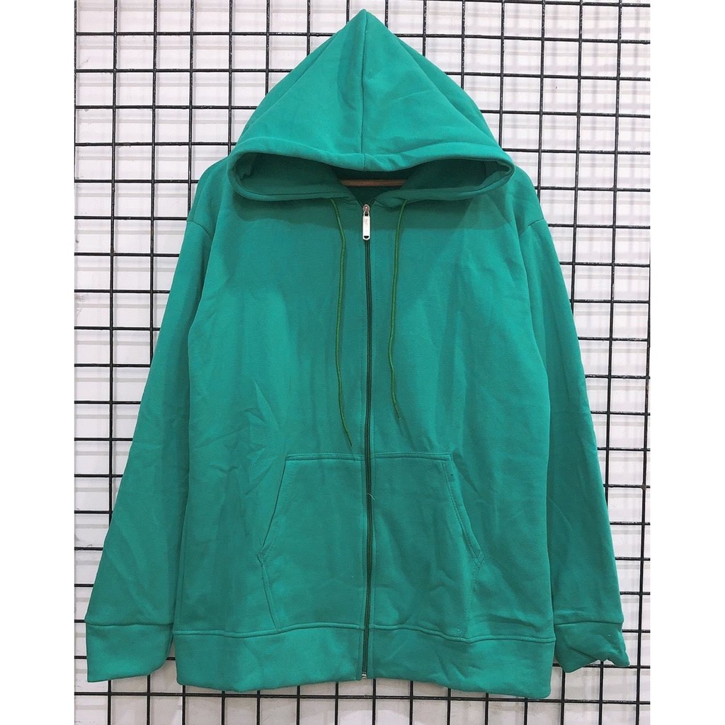 Áo khoác nỉ ngoại trơn túi đắp phối dây kéo đơn giản - ảnh thật | BigBuy360 - bigbuy360.vn