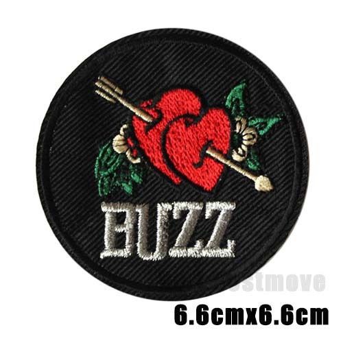Sticker ủi thêu hình phong cách Punk Rock