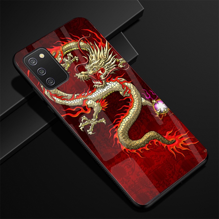 Ốp Lưng Kính SAMSUNG GALAXY A02S/A02, A03s Hình in 3D sáng bóng cao cấp