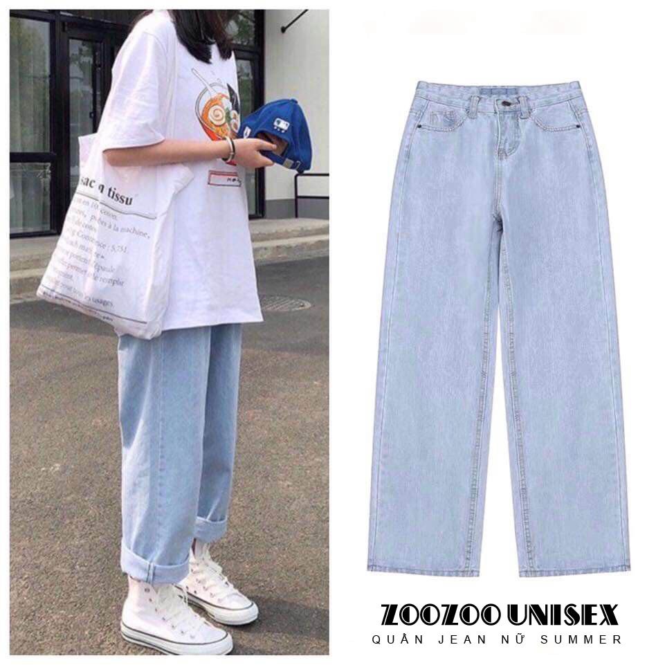 [ VIDEO CỰC ĐỈNH!!! ] QUẦN JEAN ỐNG RỘNG DÀI NỮ CAO CẤP HADI CỰC HOT- TRENDY