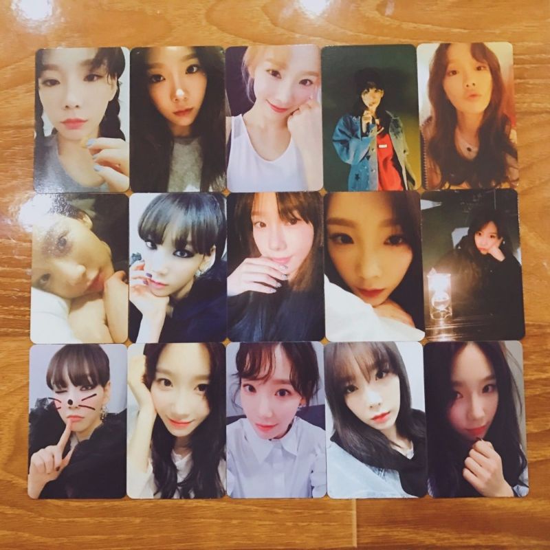 Set card ảnh unoff Taeyeon (SNSD/Girls' Generation) - My Voice + Deluxe version