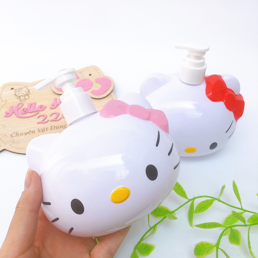 [HÀNG MỚI VỀ] Bình chiết 350ml Hello Kitty ☘☘