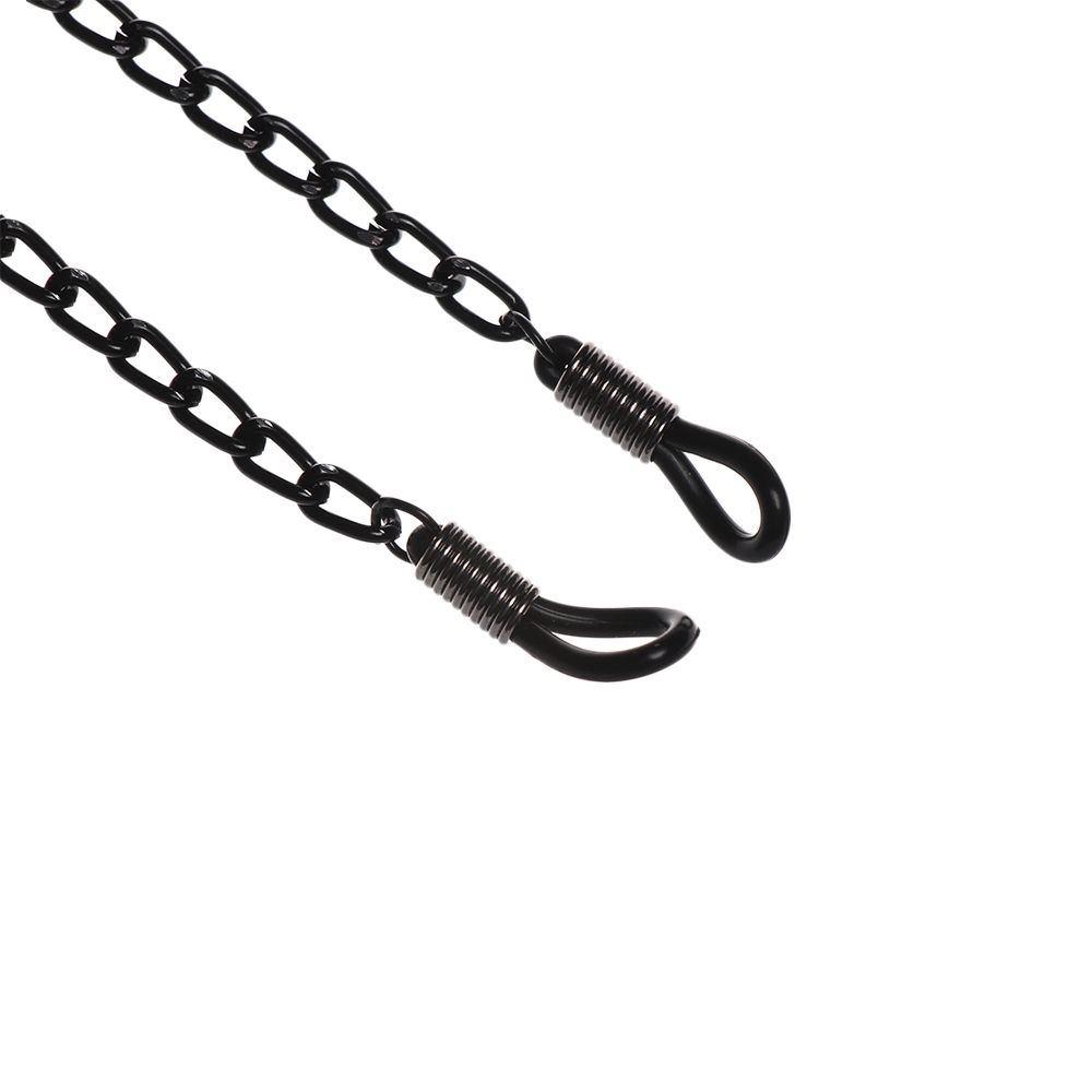 Dây Xích Kim Loại Màu Đen Đeo Mắt Kính Đọc Sách Kiểu Vintage Cho Nữ