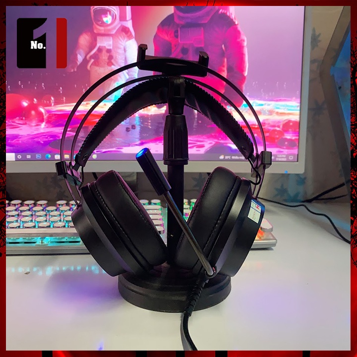 Tai Nghe Headphone Gaming Chụp Tai Wangming 9800s Led RGB Tai Nghe Máy Tính Laptop Nghe Nhạc Có Dây Hỗ Trợ Mic