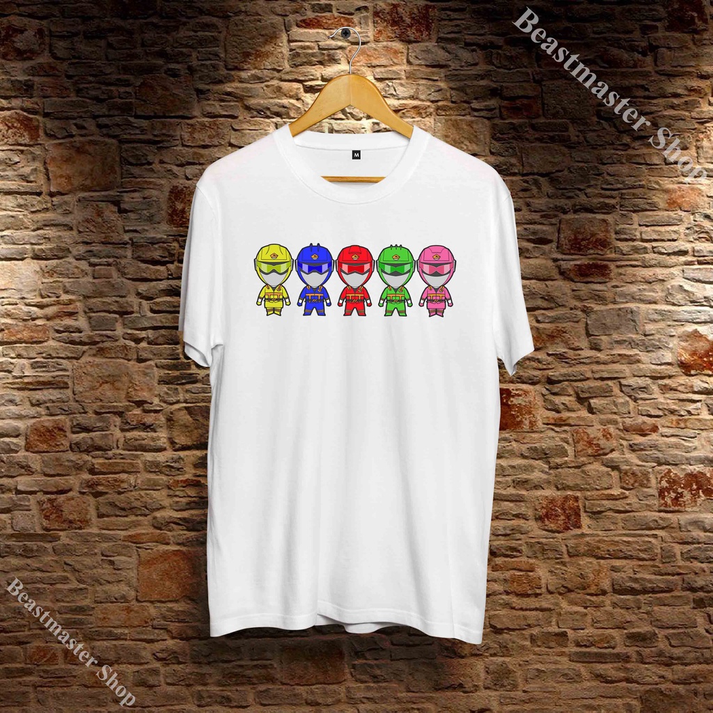 💕Áo Thun Power Rangers - Áo Thun 5 anh em Siêu Nhân - Power Rangers T-Shirt phong cách - PRS-017