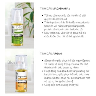 HSD 21/2/2022 Dầu dưỡng tóc DR. SANTE tinh dầu ARGAN / MACADAMIA 50mL