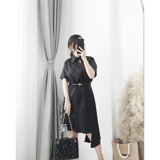 Váy sơ mi cổ lệch