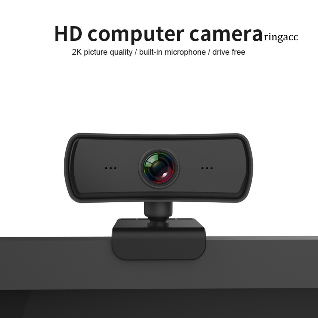 Webcam Rac 2k 2040x1080p Kèm Mic Cho Phòng Thu Phát Trực Tiếp