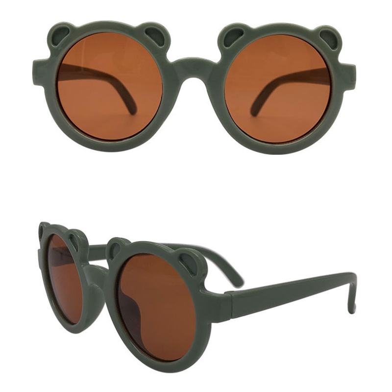 Kính mát gọng tròn phong cách Hàn Quốc dễ thương cho bé