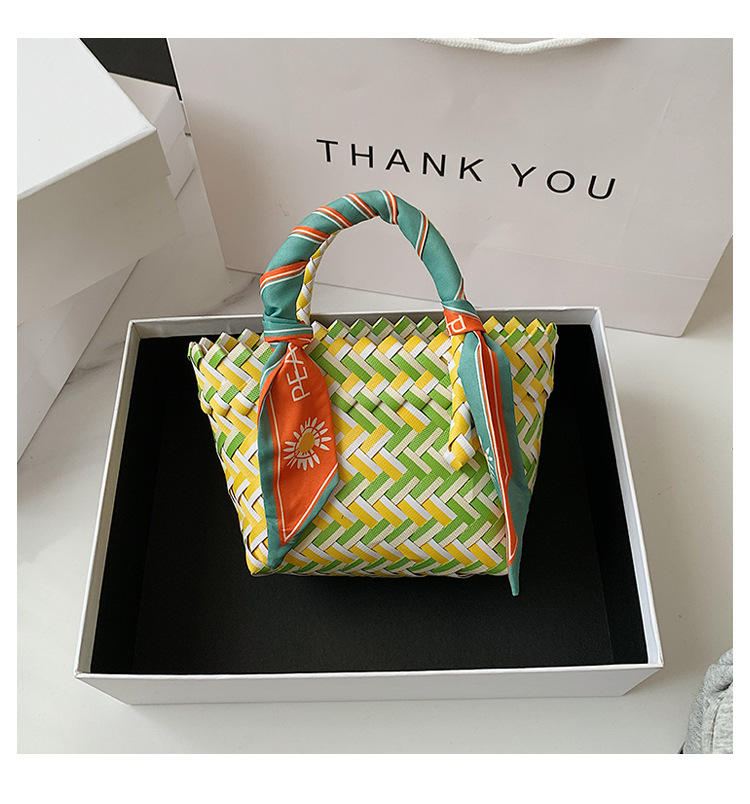 Túi xách đan cói phong cách mùa hè thời trang xinh xắn cho nữ