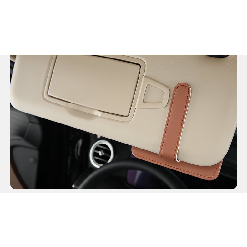 VÍ DA ĐA NĂNG GẮN TẤM CHE NẮNG XE HƠI HÌNH GẤU BROWN DỄ THƯƠNG