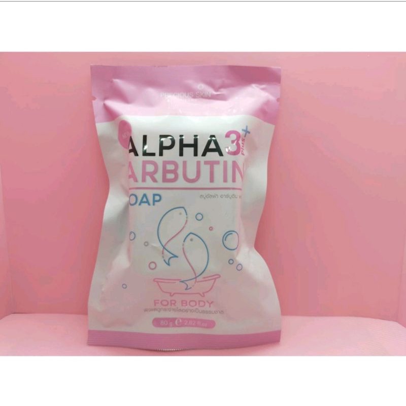 [Chính Hãng] Xà Bông Dưỡng Trắng Da Toàn Thân Alpha Arbutin 3+ Soap 80gram Thái Lan