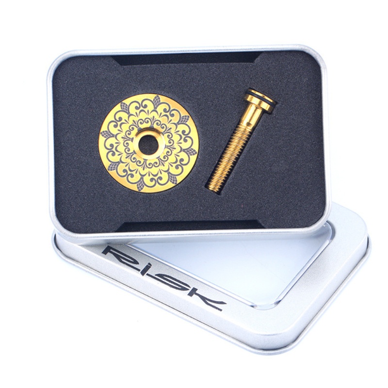 Nắp Đậy Cổ Xe Đạp Bằng Hợp Kim Titan Nhẹ + Ốc Vít M6X30Mm