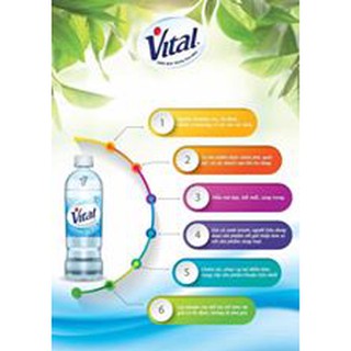 Nước khoáng Vital - Thùng 24 chai 500ml