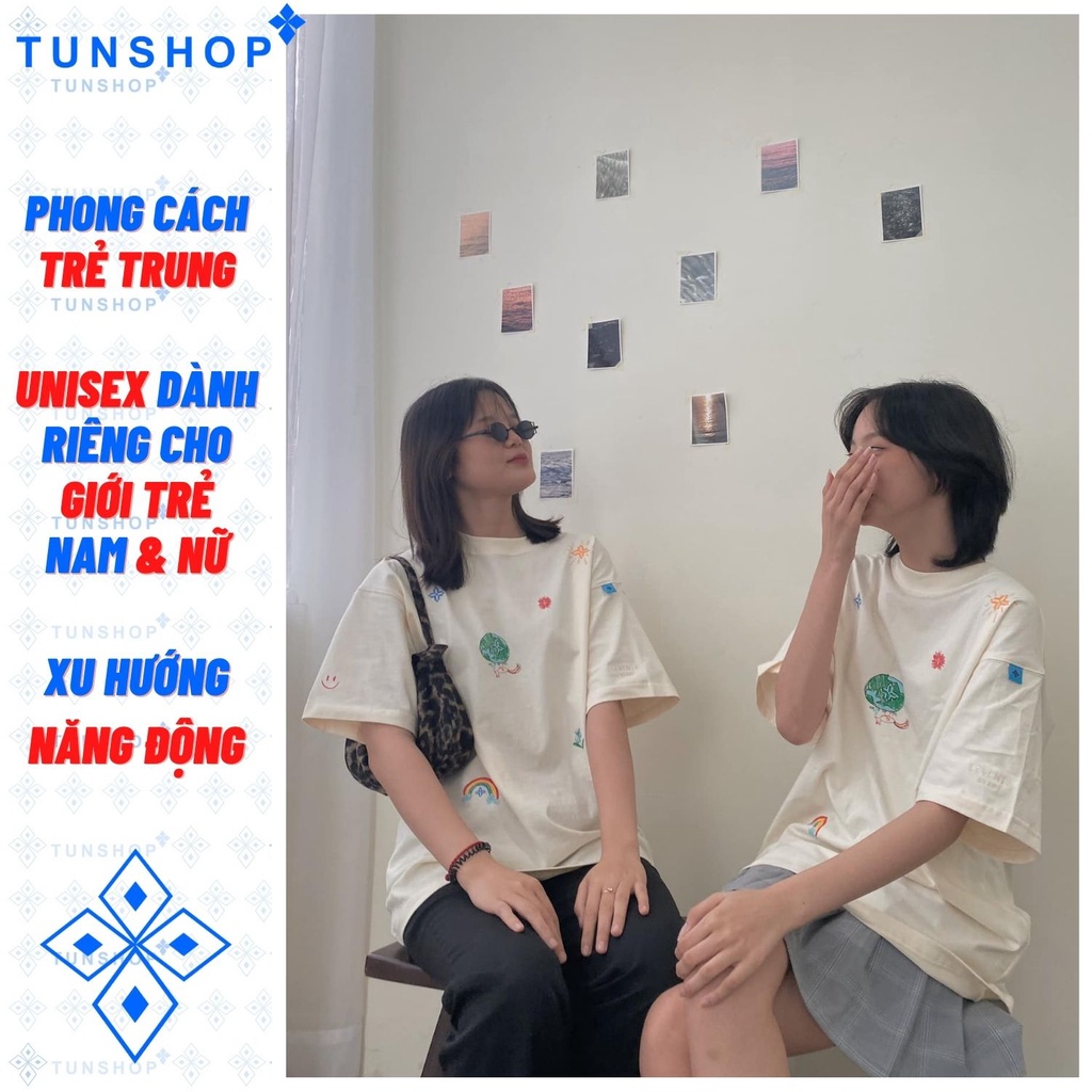 Áo thun LEVENTS Loveyou300k Special/ Cream Tay Lỡ Nam Nữ Levents