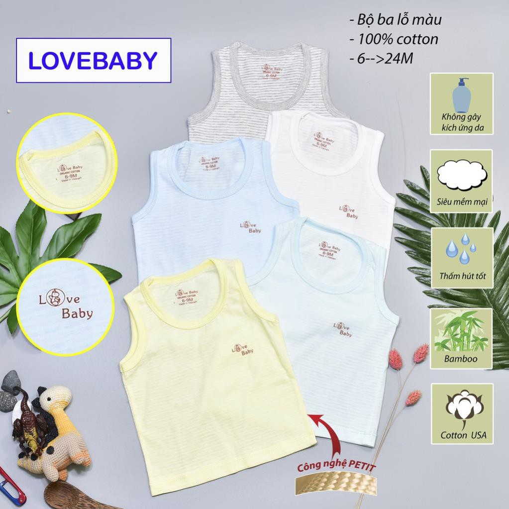 Áo Ba Lỗ Chất Liệu Cotton Cho Trẻ