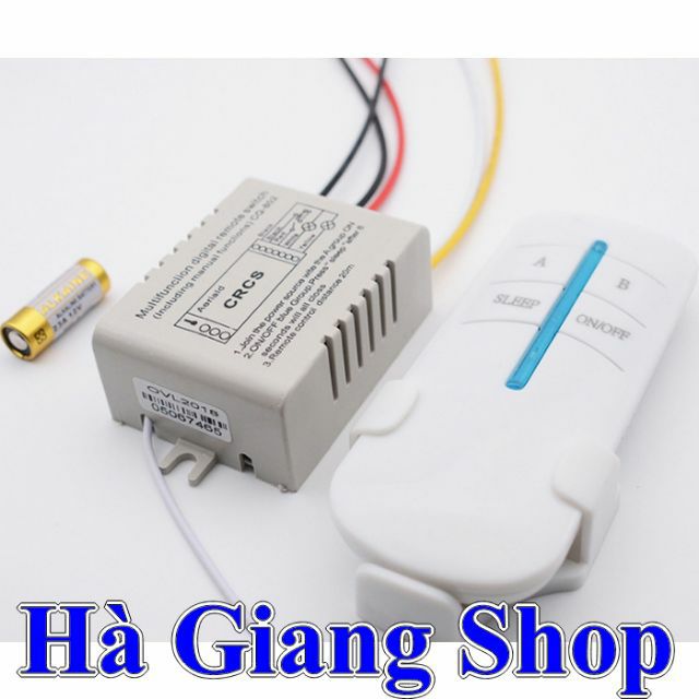 Công Tắc Điều Khiển Từ Xa RF 2 Cổng (HGS)