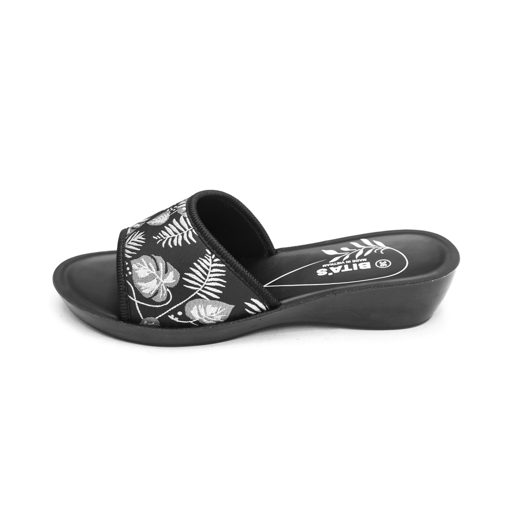DÉP LÊ QUAI NGANG NỮ BITA'S - DAN.101 (ĐEN XÁM + NAVY TÍM) - BITAS