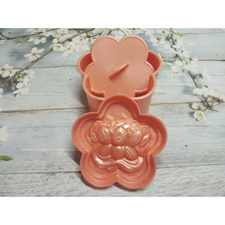 KHUÔN XÔI BÔNG MAI HÌNH HOA SEN 15 CM