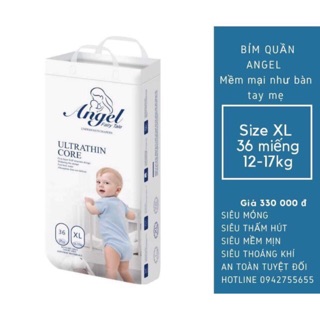 Freeship 99k tq_tã quần angel các size m40/l38/xl36