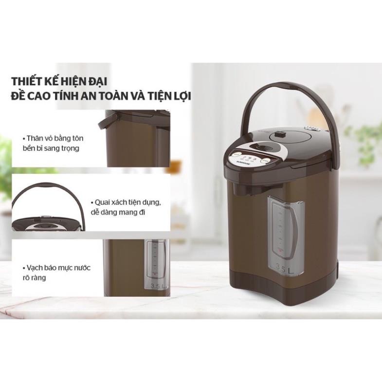 Bình Thuỷ Điện SUNHOUSE SHD1535 dung tích 3.5 lít hàng chính hãng