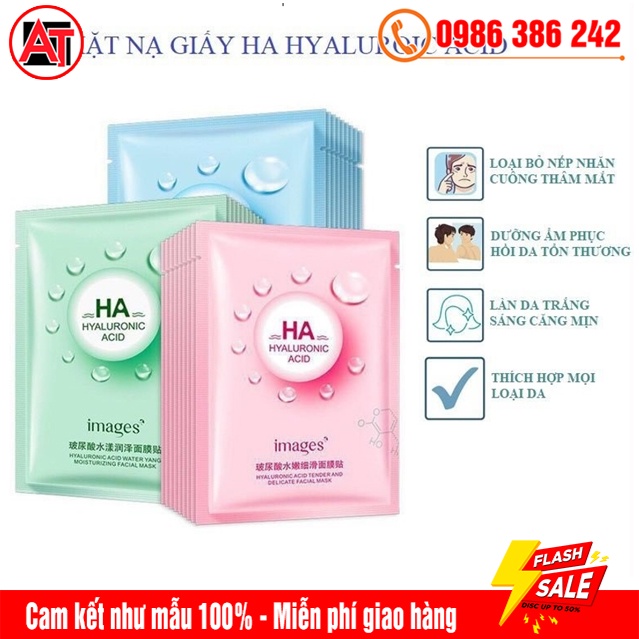 Mặt Nạ Giấy Ha Images Hỗ Trợ Giảm Mụn Dưỡng Ẩm Kiểm Soát Dầu Nhờn Dưỡng Da Mịn Màng Nội Địa Trung