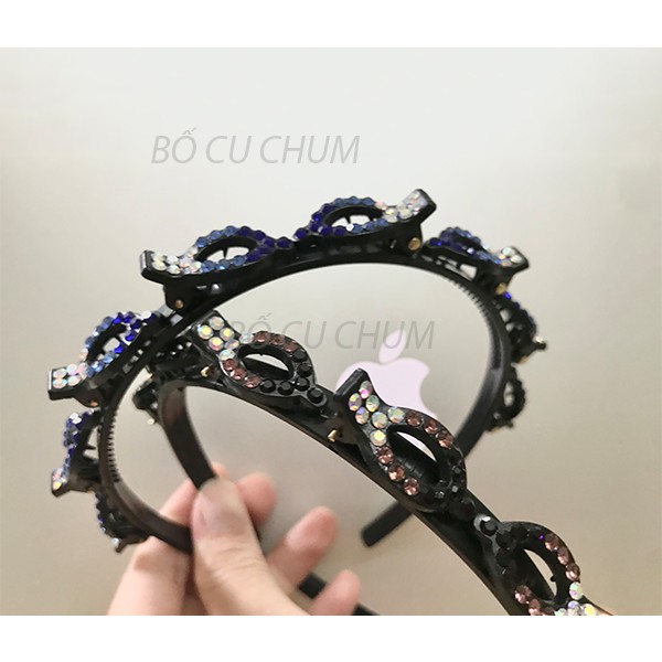 Bờm Tóc Có Kẹp Giữ Tóc Tạo Độ Phồng Siêu Xinh