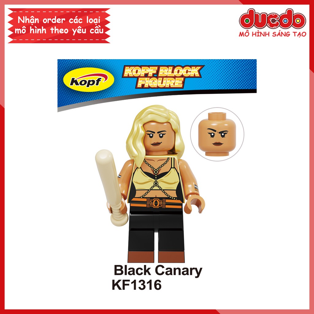 Minifigures các nhân vật trong Birds of Prey của Harley Quinn - Đồ chơi Lắp ghép Xếp hình Mô hình Mini Kopf KF6113