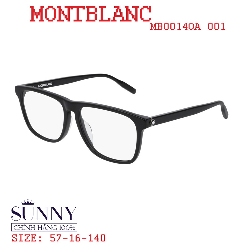 Gọng kính Montblanc MB0014OA chính hãng, bảo hành toàn quốc