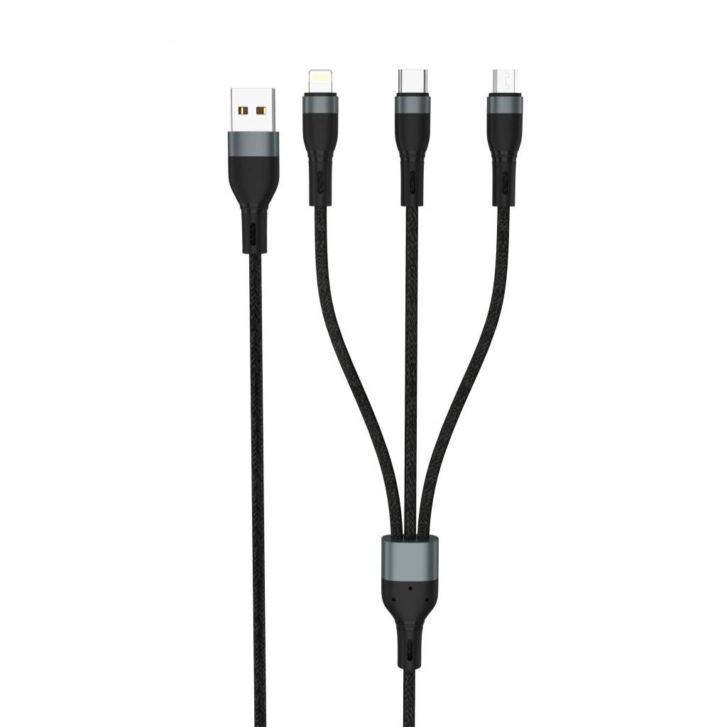 Cáp dữ liệu 3in1 Sendem M37 6A sạc siêu nhanh