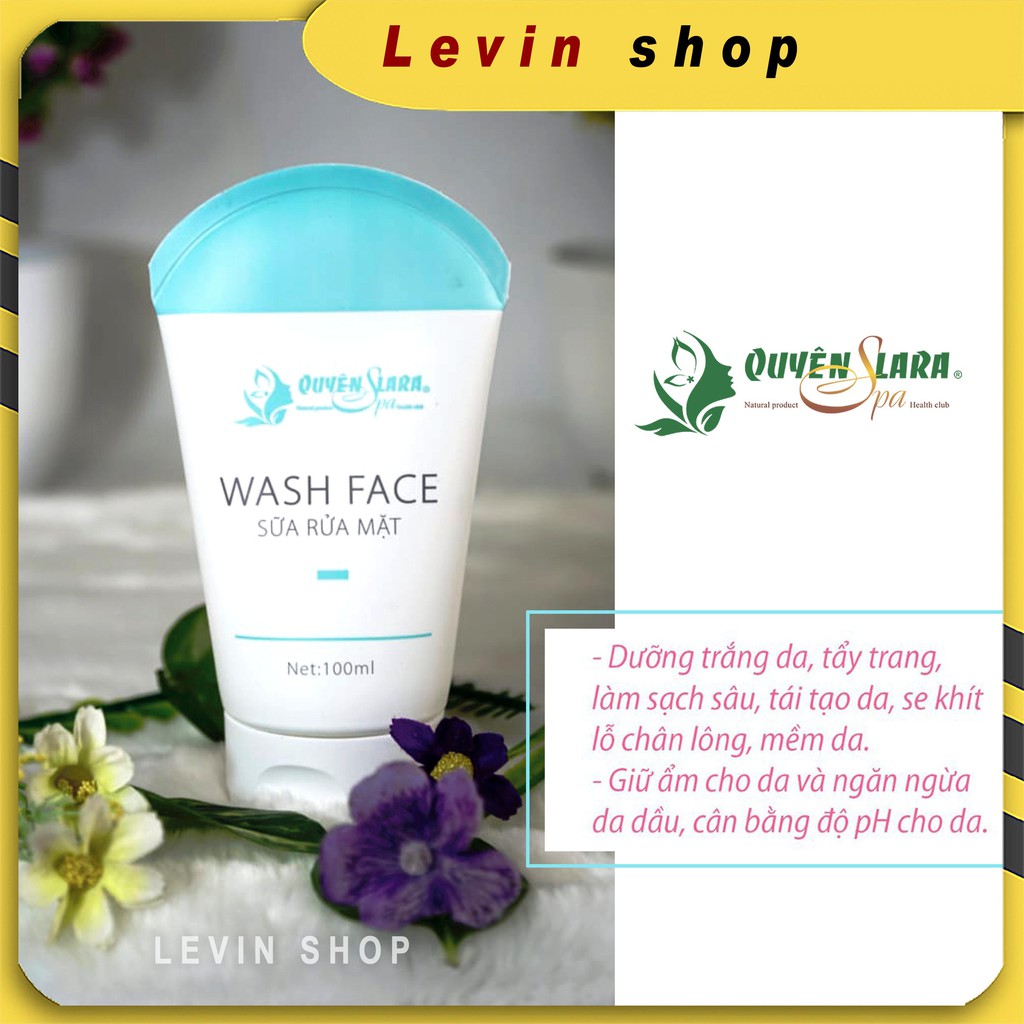 Sữa rửa mặt WASH FACE cao cấp Quyên Lara
