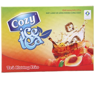 Trà đào Cozy Ice Tea hộp 18 gói 270g