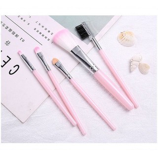 Bộ 5 cọ trang điểm mini Hồng