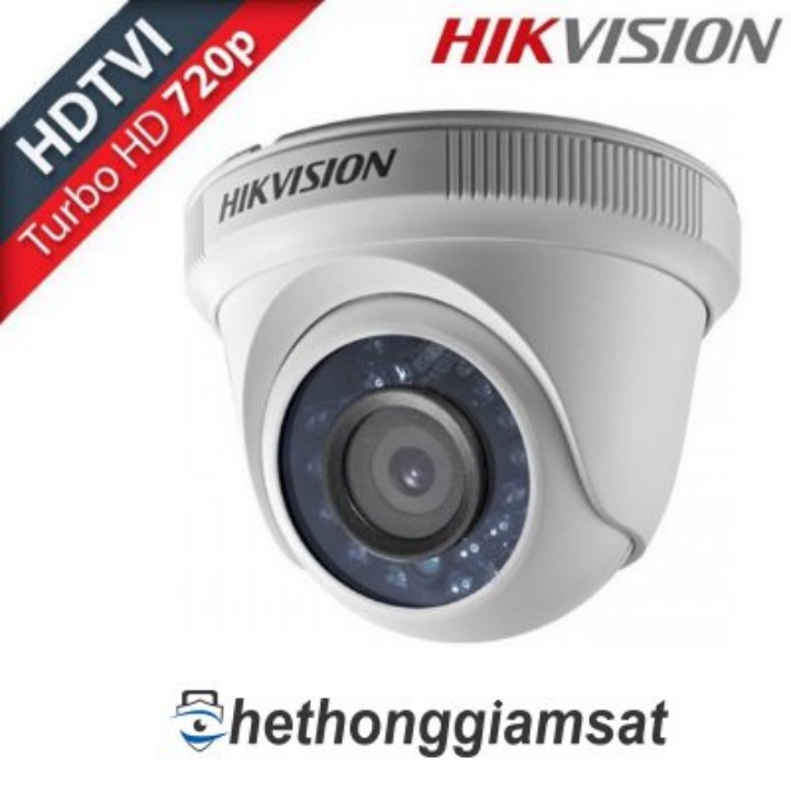 Camera HDTVI Dome HIKVISION DS-2CE56C0T-IR 1MP Vỏ Kim Loại - Chính Hãng, Bảo Hành 24 Tháng